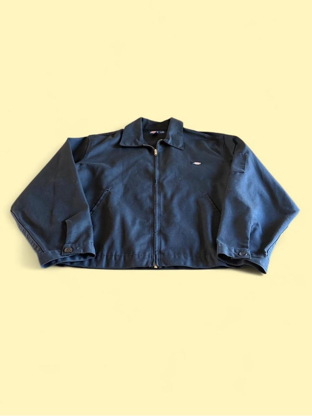 Vintage Dickies Eisenhower Work Jacket Black Boxy Workwear Men’s L